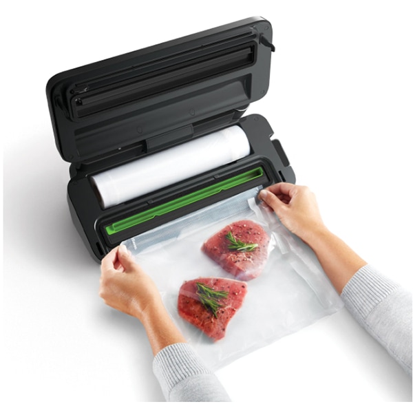 Aparat de vidat FOODSAVER VS3190X-01, 100W, argintiu-negru