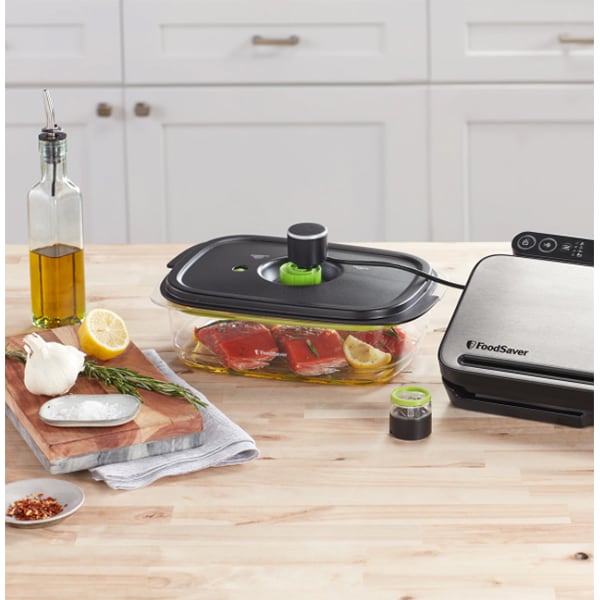Aparat de vidat FOODSAVER VS3190X-01, 100W, argintiu-negru