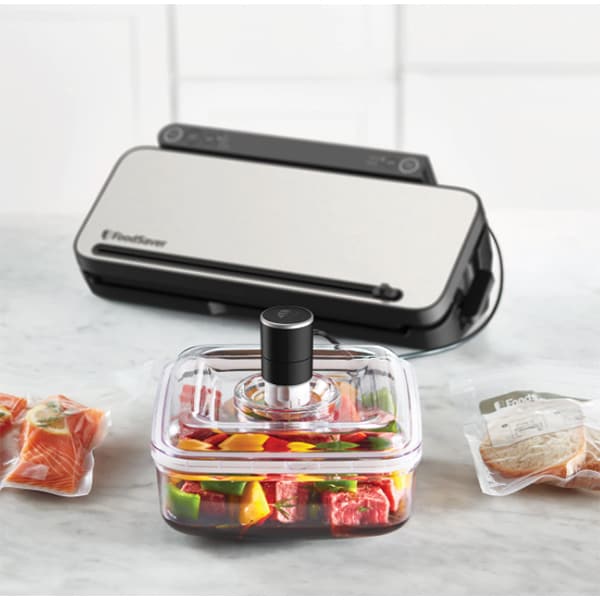 Aparat de vidat FOODSAVER VS3190X-01, 100W, argintiu-negru
