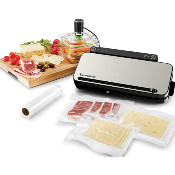 Aparat de vidat FOODSAVER VS3190X-01, 100W, argintiu-negru