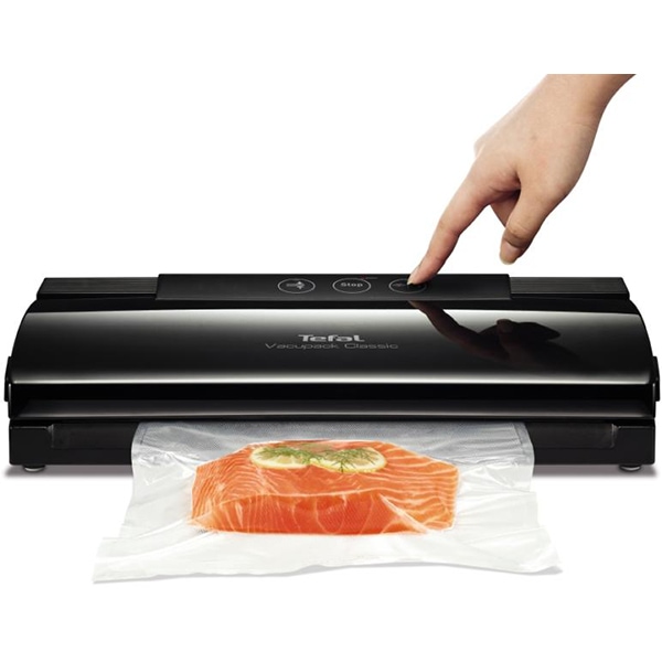 Aparat de vidat TEFAL VacuPack Classic VT254070, 120W, negru lucios