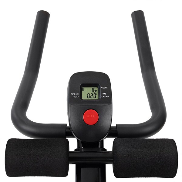 Banca abdomene pliabila TECHFIT AB1000, greutate suportata 110 Kg, negru