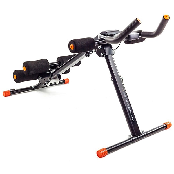 Banca abdomene pliabila TECHFIT AB1000, greutate suportata 110 Kg, negru