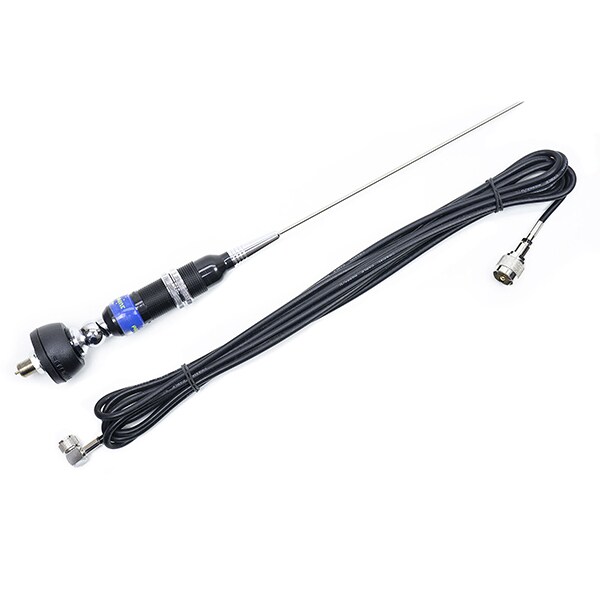 Antena CB PRESIDENT Maryland cu prindere fixa, 155 cm, cablu 4.5m