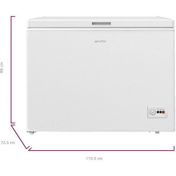 Lada frigorifica ARCTIC AO30P30, 298 l, H 86 cm, Clasa F, alb