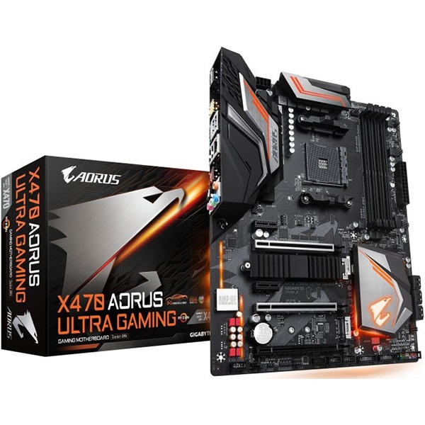 Placa de baza GIGABYTE X470 Aorus Ultra Gaming, Socket AM4, ATX