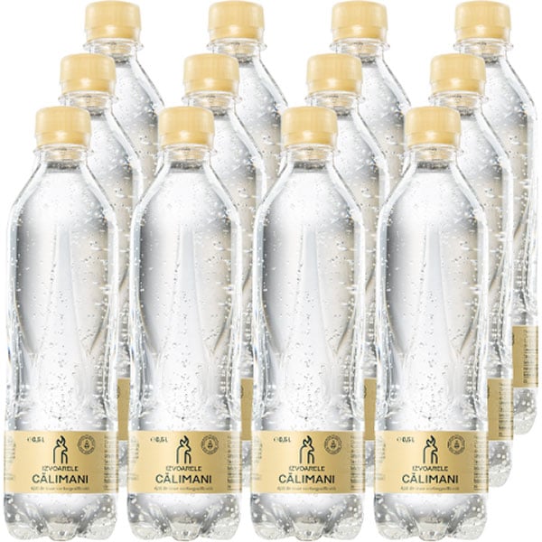 Apa minerala IZVOARELE CALIMANI bax 0.5L x 12 sticle