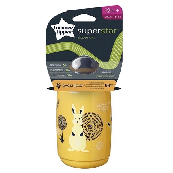 Cana TOMMEE TIPPEE Sippee TT0374, 12 luni+, 390 ml, galben