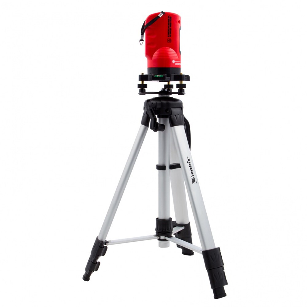 Nivela cu laser MTX 350339, raza 10 m, negru-rosu