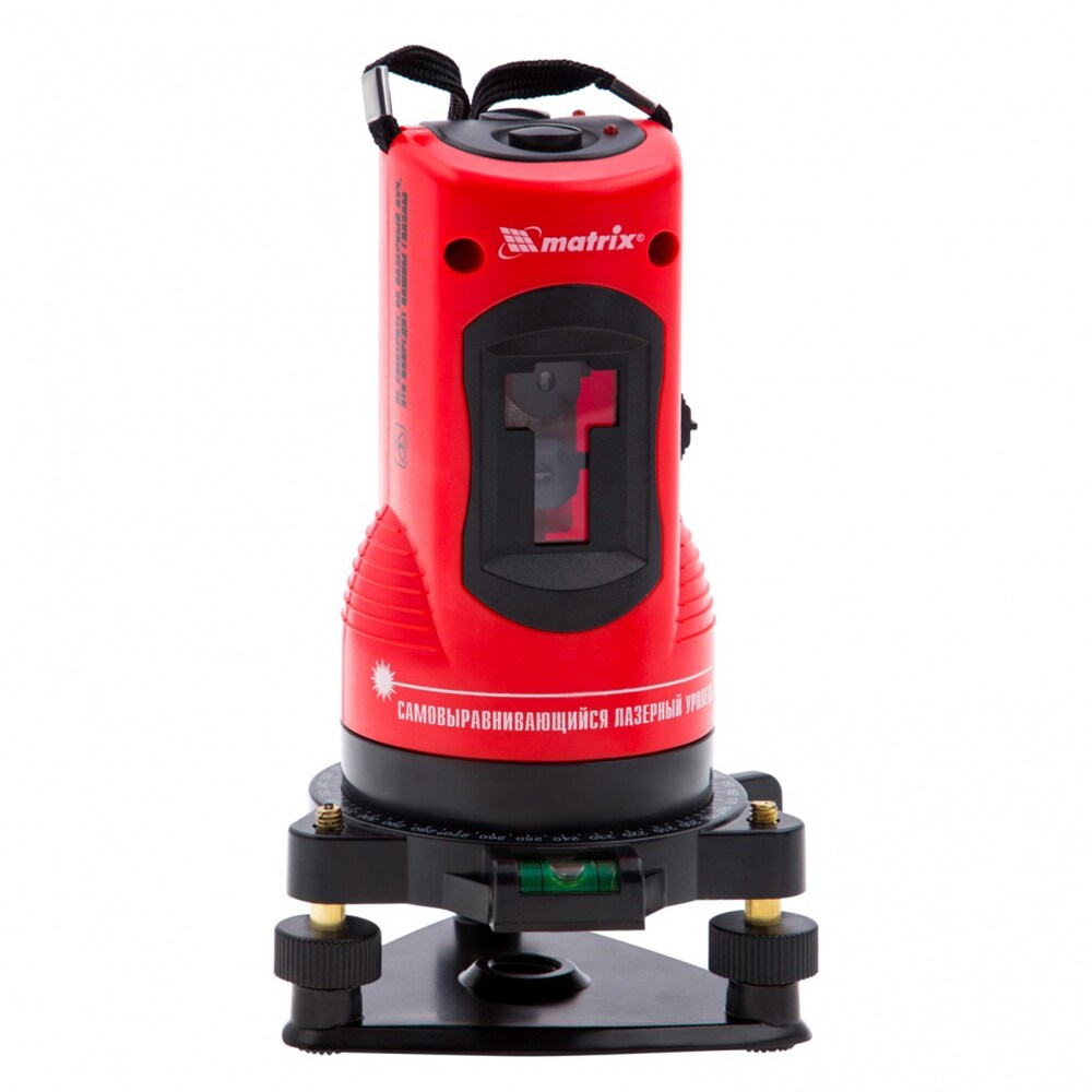 Nivela cu laser MTX 350339, raza 10 m, negru-rosu