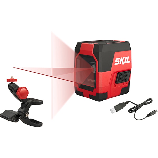 Nivela cu laser in cruce SKIL 1910, raza 15m