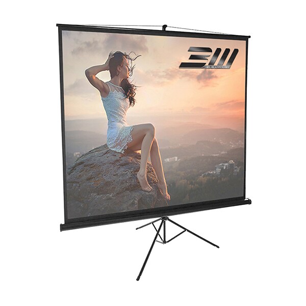 Ecran de proiectie cu trepied BLACKMOUNT 1/1TR200-BM-ECRTRP, 200 x 200 cm