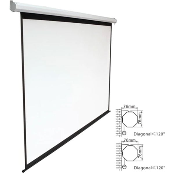 Ecran de proiectie electric A+ ES1-200, 200 x 200 cm