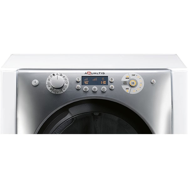 Masina de spalat rufe frontala cu uscator HOTPOINT AQD972F 697 EU N, 9/7 kg, 1600rpm, Clasa D/E, alb
