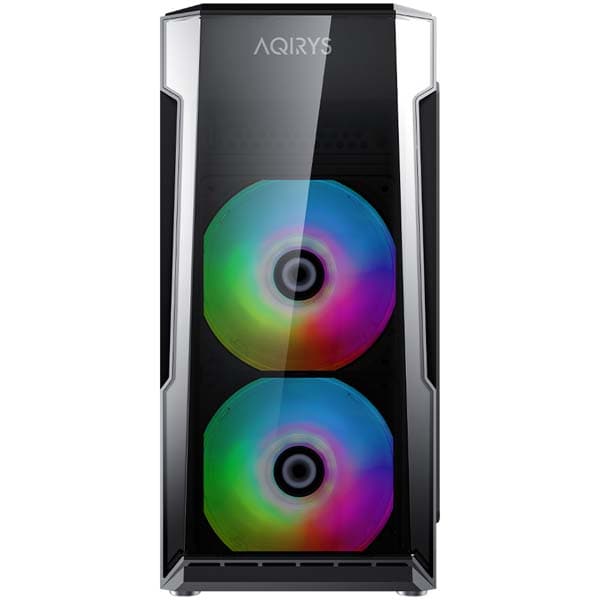 Carcasa PC AQIRYS Bellatrix, USB 3.0, fara sursa, negru