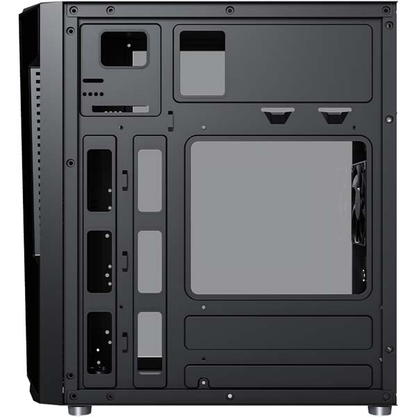 Carcasa PC AQIRYS Bellatrix, USB 3.0, fara sursa, negru