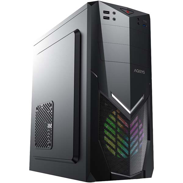 Carcasa PC AQIRYS Thuban, USB 3.0, fara sursa, negru