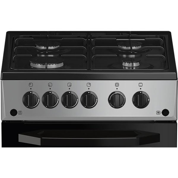 Aragaz ARCTIC AGDG5611DTLB, 4 arzatoare, Gaz, L 50 cm, inox