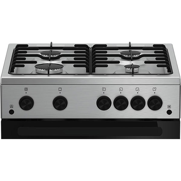 Aragaz ARCTIC AGG6611DTTLX, 4 arzatoare, Gaz, L 60 cm, Grill, inox