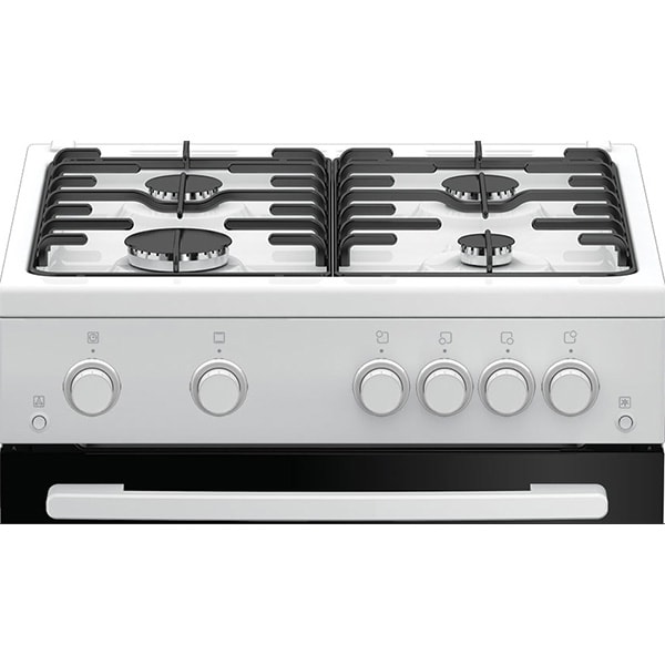 Aragaz ARCTIC AGM6611DTTL, 4 arzatoare, Gaz, L 60 cm, Grill, Rotisor, alb