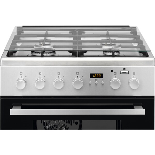 Aragaz ELECTROLUX EKK64982OX, 4 arzatoare, Mixt, L 60 cm, Grill, inox