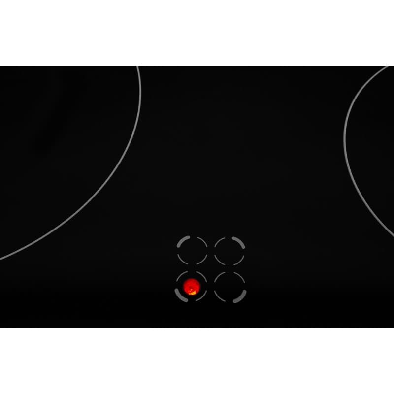 Aragaz HANSA FCCM58088, 4 arzatoare, Electric, L 50 cm, Grill, negru