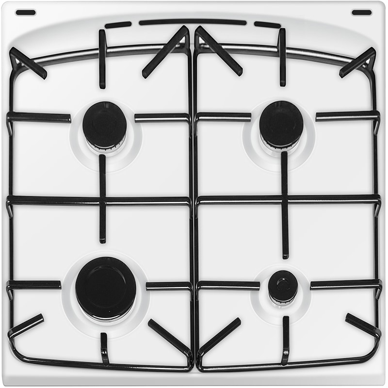 Aragaz HANSA FCGW61009, 4 arzatoare, Gaz, L 60 cm, alb