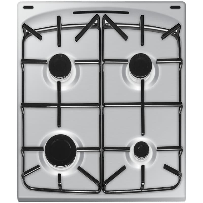 Aragaz HANSA FCGX520209, 4 arzatoare, Gaz, L 50 cm, inox