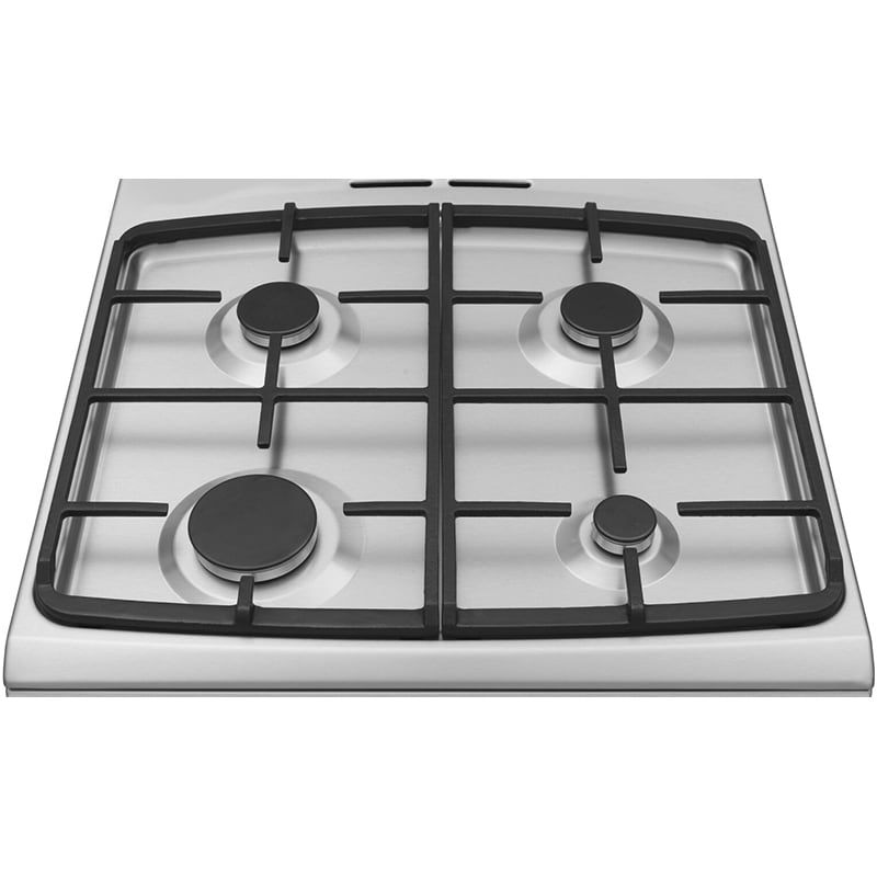 Aragaz HANSA FCMI69229, 4 arzatoare, Gaz + Electric, L 60 cm, inox