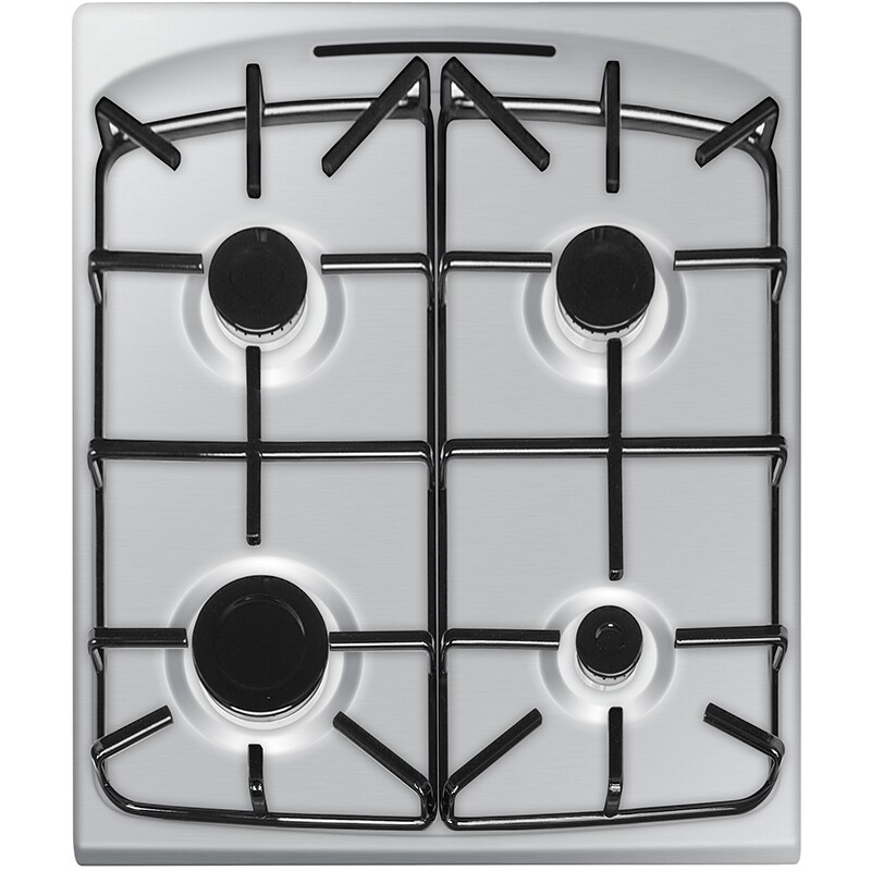 Aragaz HANSA FCMS56069, 4 arzatoare, Gaz + Electric, L 50 cm, gri