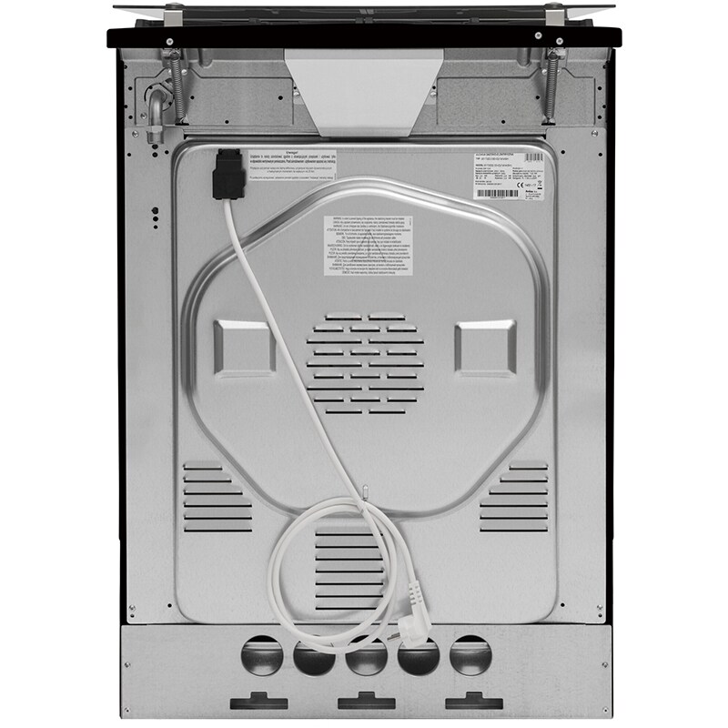 Aragaz HANSA FCMS682090, 4 arzatoare, Gaz + Electric, L 60 cm, negru