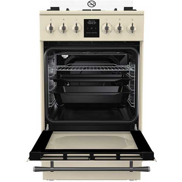 Aragaz GORENJE GI53INI, 4 arzatoare, Gaz, L 50 cm, Grill, bej