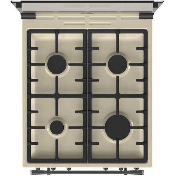 Aragaz GORENJE GI53INI, 4 arzatoare, Gaz, L 50 cm, Grill, bej