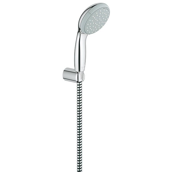 Set baterie cada si dus GROHE Eurosmart 123582, metal, argintiu