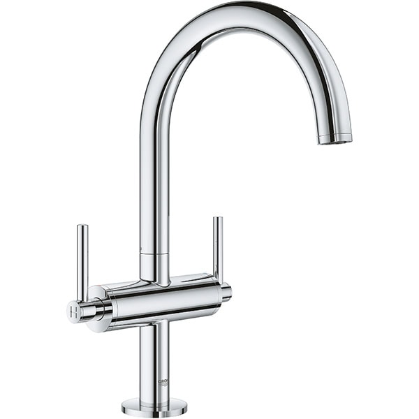 Baterie lavoar GROHE Atrio 21022003, marimea L, metal, argintiu