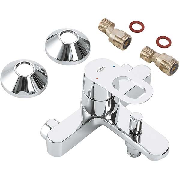 Baterie cada-dus GROHE BauLoop 23341000, metal, crom