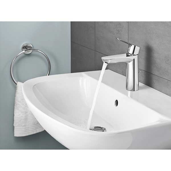 Baterie lavoar GROHE BauLoop 23762000, marimea M, metal, crom