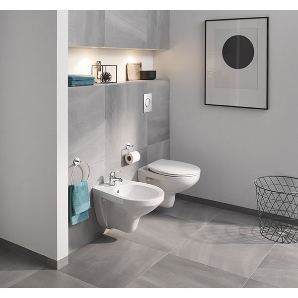 Baterie bideu GROHE Start Curve 23766000, metal, argintiu