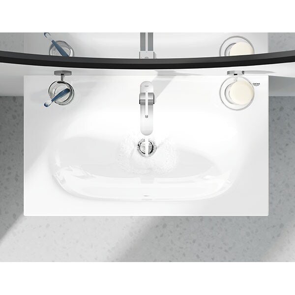 Baterie lavoar GROHE Plus 23870003, marimea S, metal, argintiu