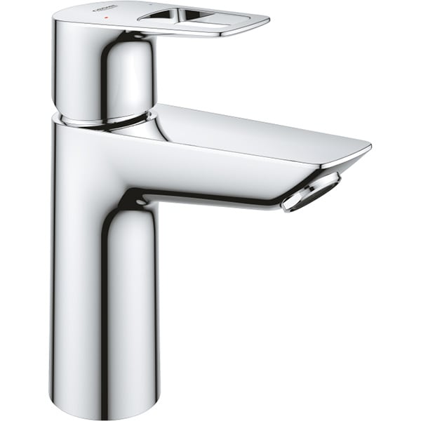 Baterie lavoar GROHE Bauloop 23917001, marimea M, alama, argintiu