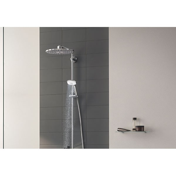 Sistem dus GROHE Euphoria SmartControl 310 26507000, termostat, 3 functii, argintiu