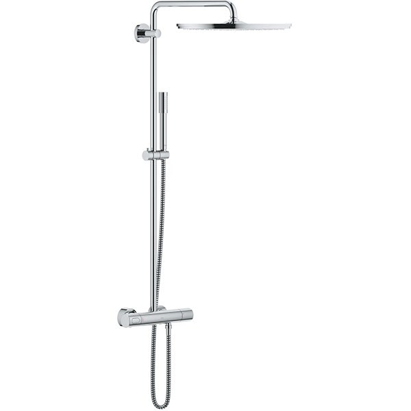 Sistem dus GROHE Rainshower 400 27174001, termostat, 1 functie, argintiu