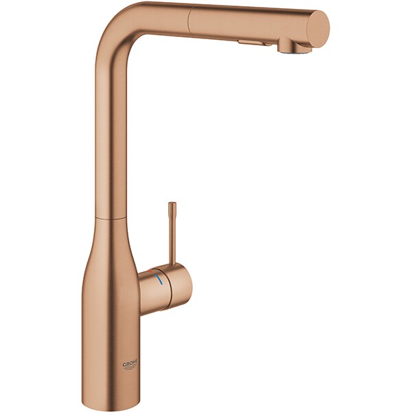 Baterie bucatarie GROHE Essence 30270DL0, dus extractibil, metal, bronz mat