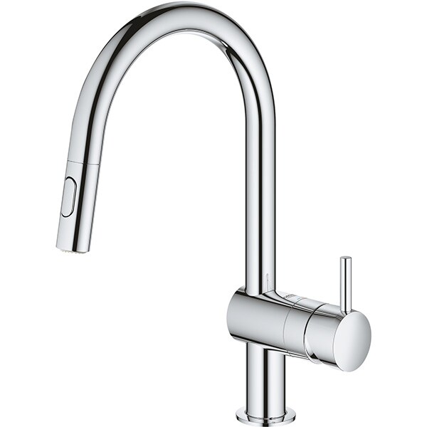 Baterie bucatarie GROHE Minta 30348001, metal, argintiu