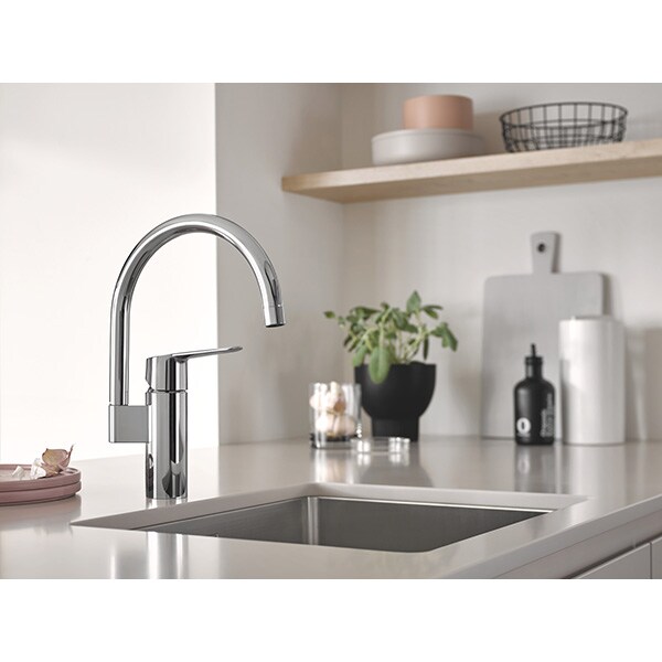 Baterie bucatarie GROHE Start 30469000, metal, argintiu