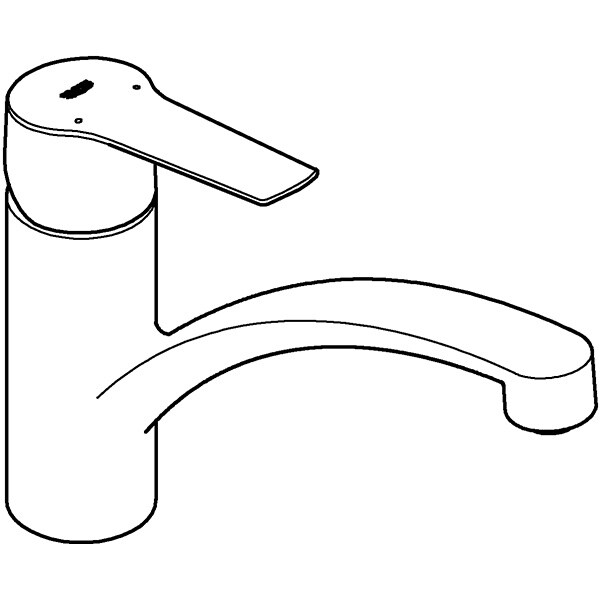 Baterie bucatarie GROHE Start 30530002, tip C, alama, argintiu
