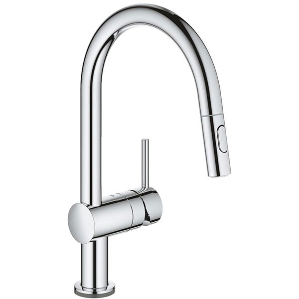 Baterie bucatarie GROHE Minta Touch 31358002, metal, argintiu