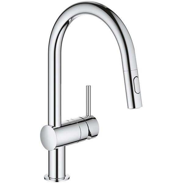 Baterie bucatarie GROHE Minta 32321002, metal, argintiu