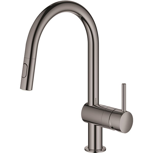 Baterie bucatarie GROHE Minta 32321A02, metal, Hard Graphite