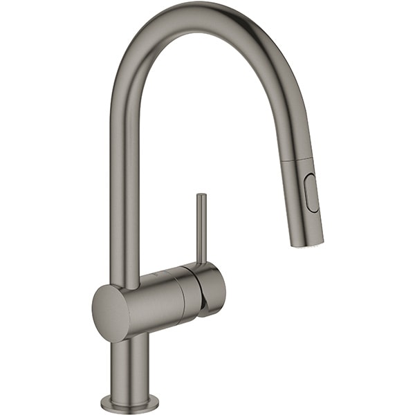 Baterie bucatarie GROHE Minta 32321AL2, metal, gri antracit